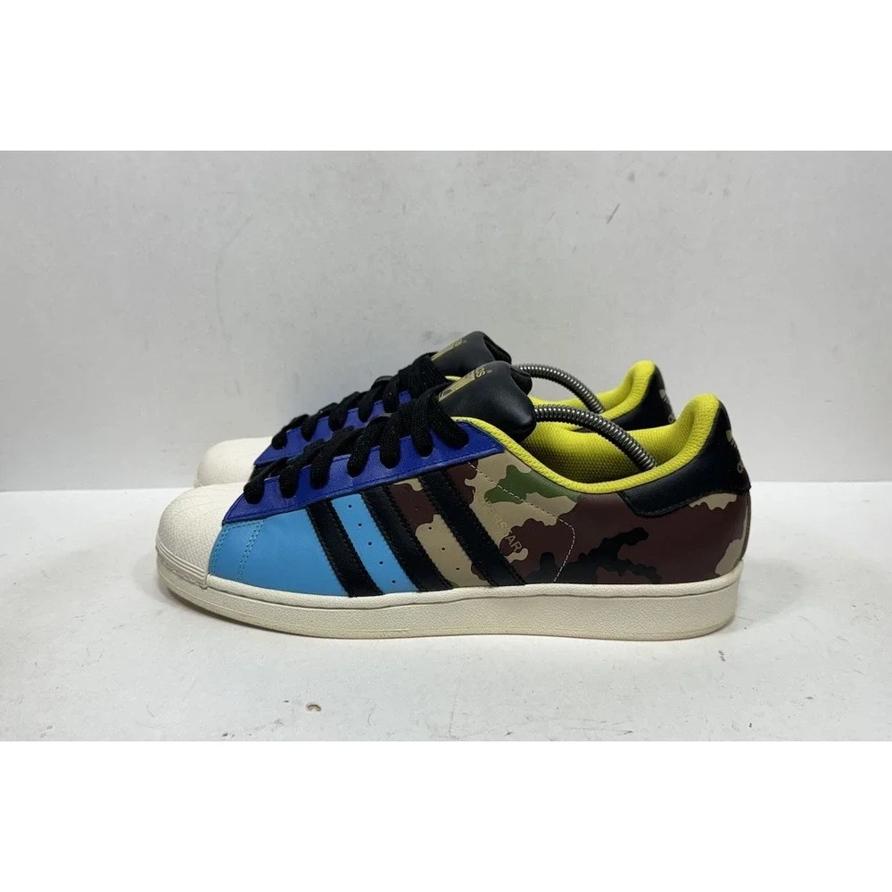adidas Superstar Oddity Multicolor Men's Size 11 s82757 Shoes Sneakers What The